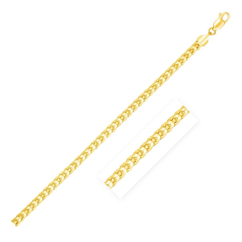 Pulsera Franco, Oro Amarillo 14K