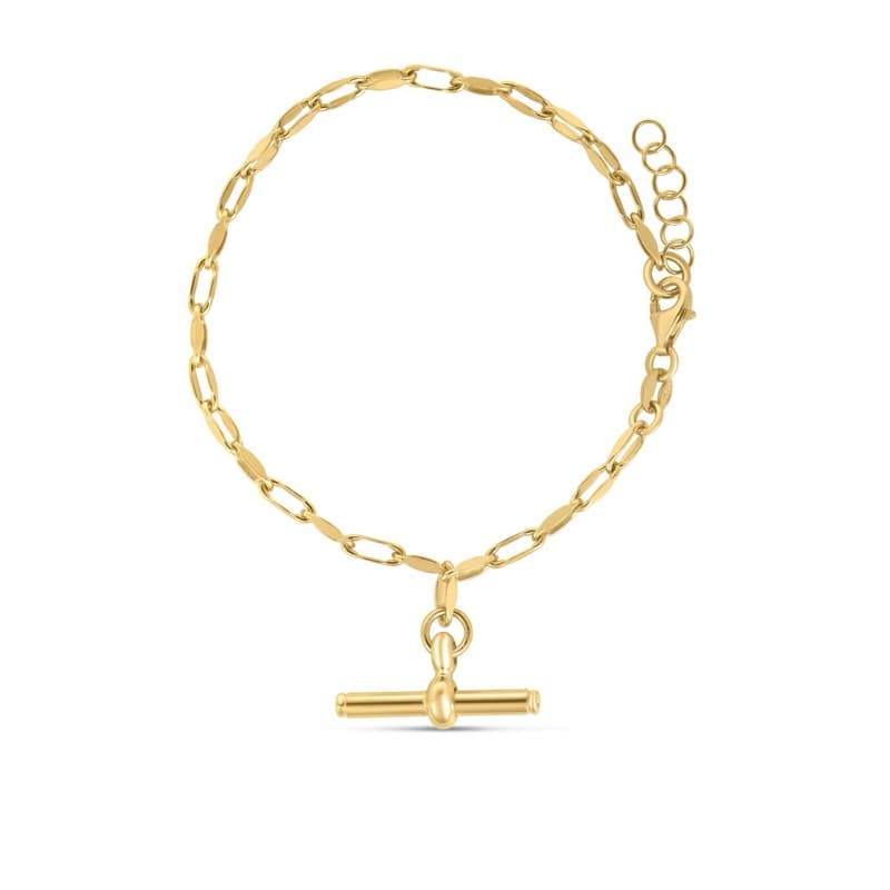 Pulsera Fantasía, Plata Dorada 925