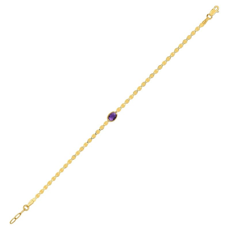 Pulsera Fantasía, Oro Amarillo 14K
