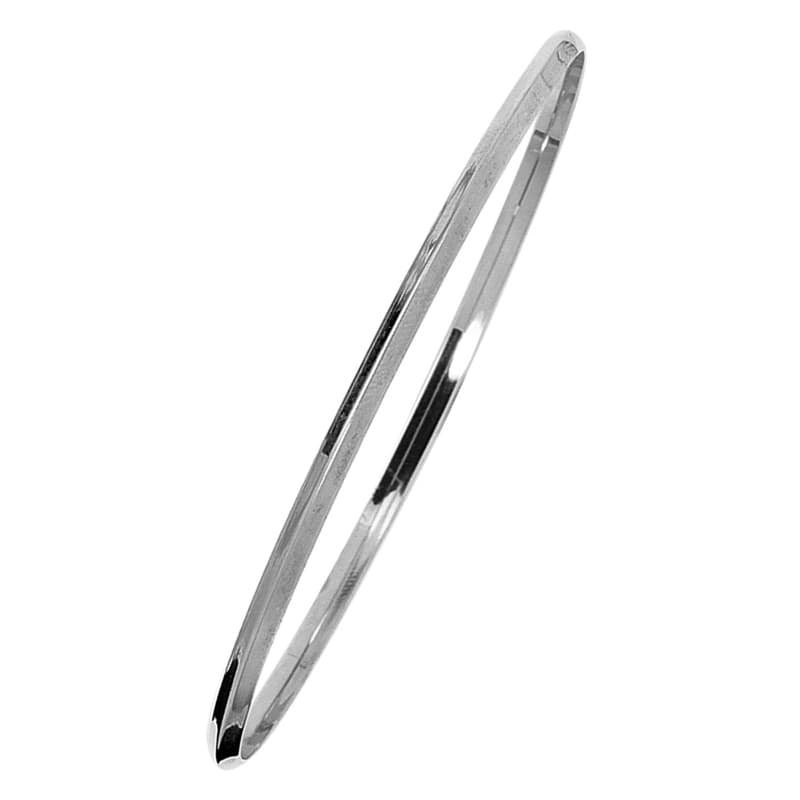 Bangle, 14K White Gold