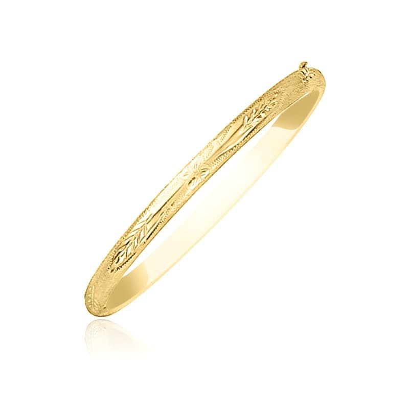 Bangle, 10K Yellow Gold