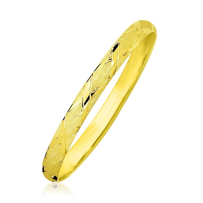 Bangle, 10K Yellow Gold