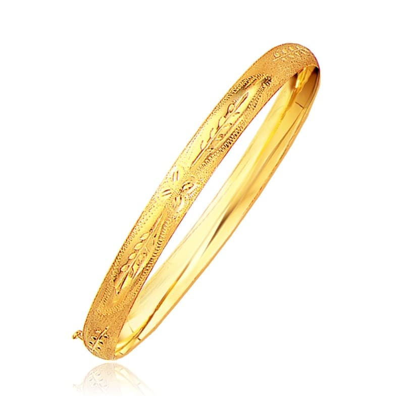 Bangle, 14K Yellow Gold