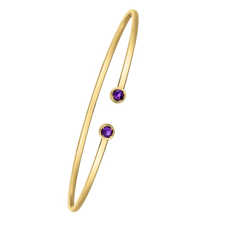 Brazalete Abierto, Oro Amarillo 14K