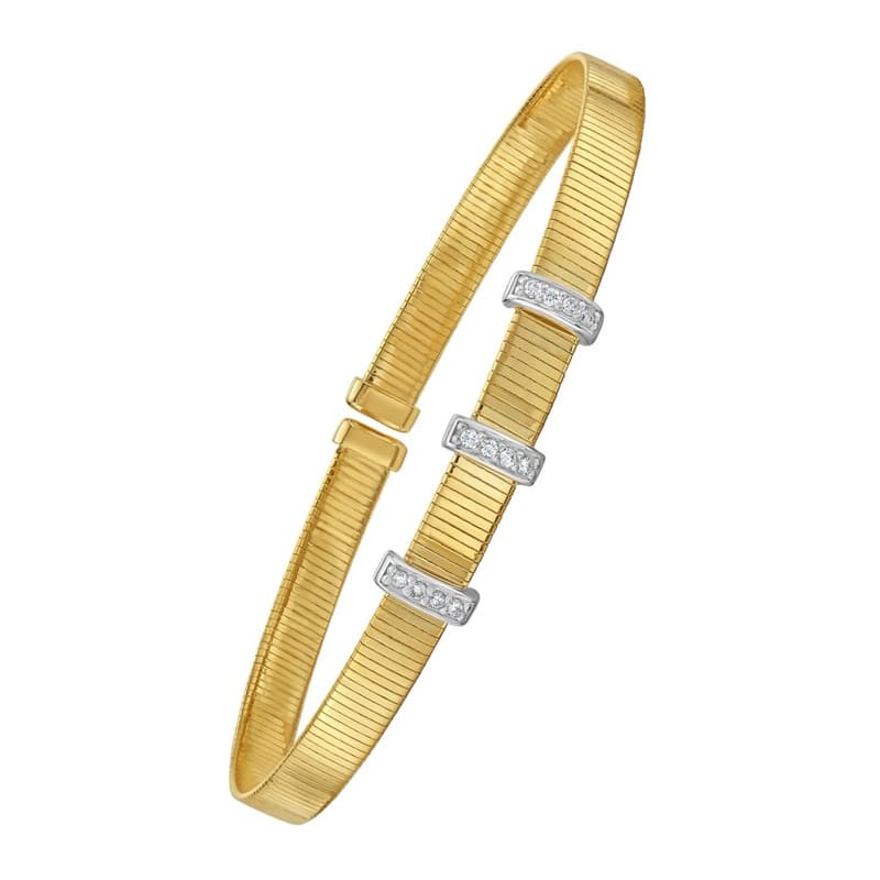 Brazalete Abierto, Oro Amarillo 14K