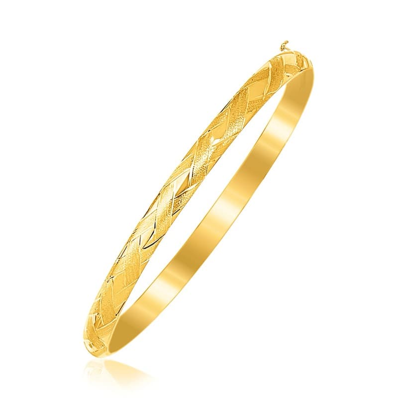 Esclava Rígida de Bebé, Oro Amarillo 14K